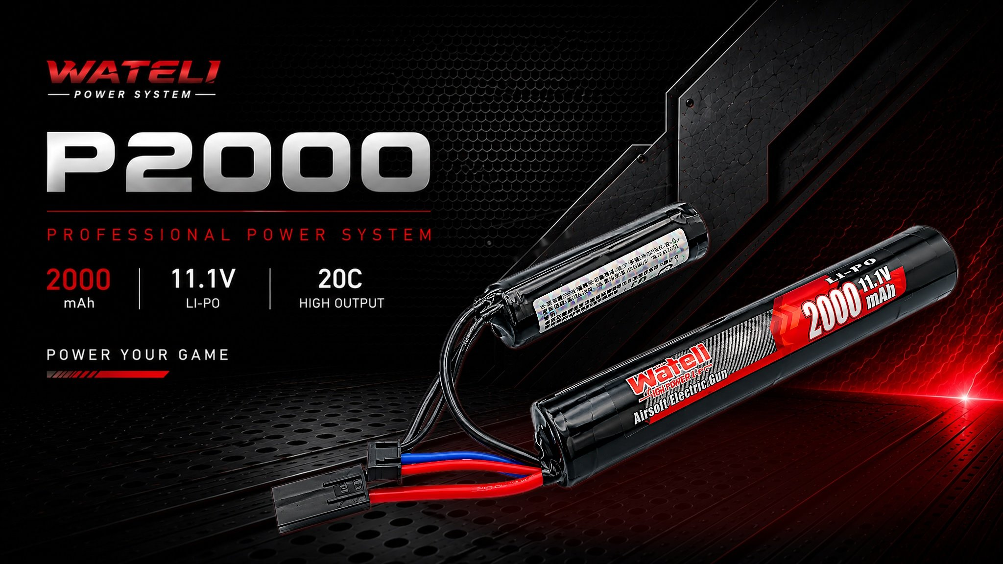 WATELI P2000 Li-Po Battery Hero
